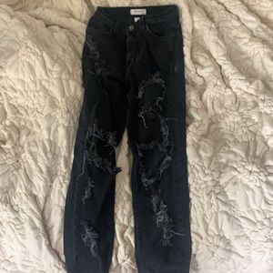 Black Ripped Jeans